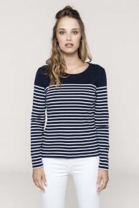 Badehosen kariban damen-marineshirt langarm